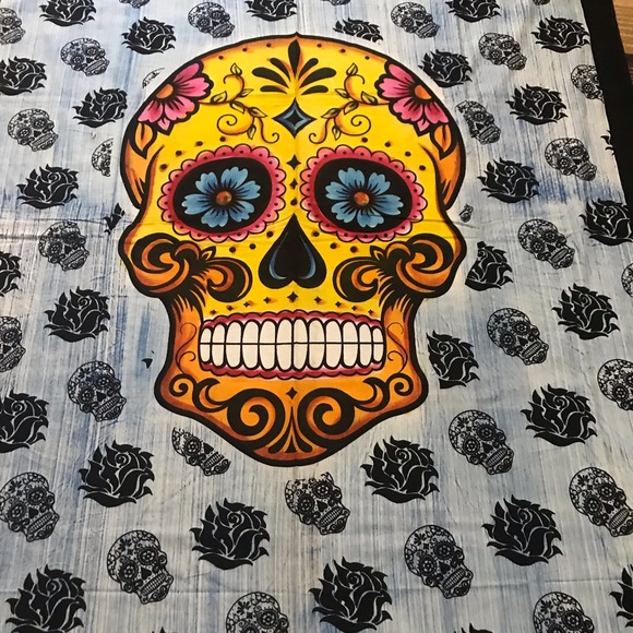 💀Day of the Dead 💀skull wall art Tapestry - Picture 2 of 6